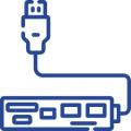 USB разветвители (хабы), картридеры, ускорители, концентраторы
